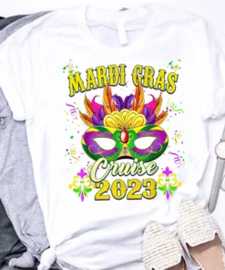 Mardi Gras Cruise Squad 2023 Matching Decorations T Shirt 4
