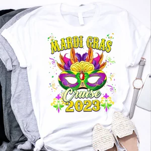 Mardi Gras Cruise Squad 2023 Matching Decorations T Shirt 4