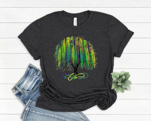 Mardi Gras Tree New Orleans Fat Tuesday Shirt