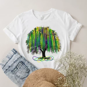 Mardi Gras Tree New Orleans Fat Tuesday Shirt 3