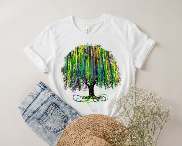 Mardi Gras Tree New Orleans Fat Tuesday Shirt