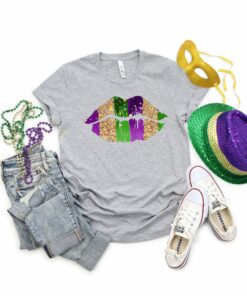 Mardi Lips Gras Fat Tuesday Flower De Luce Shirt 1 Mardi Lips Gras Fat Tuesday Flower De Luce Shirt 2