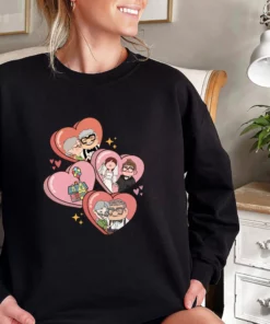 Matching Valentines Ellie & Carl Love Couple T-Shirt 2 Matching Valentines Ellie amp Carl Love Couple T Shirt 3