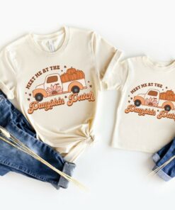 Meet Me At The Pumpkin Patch Fall Matching Mommy Shirt 1