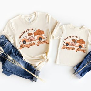 Meet Me At The Pumpkin Patch Fall Matching Mommy Shirt