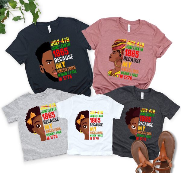 Melanin Black History Juneteenth Family Matching Shirt