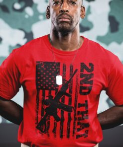 Mens Pro Gun 2nd That American Flag Patriotic AR-15 Shirt 3 Mens Pro Gun 2nd That American Flag Patriotic AR 15 Shirt 4
