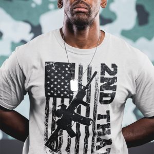 Mens Pro Gun 2nd That American Flag Patriotic AR 15 Shirt 5