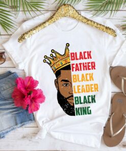 Mens Strong Black King African American Natural Afro T Shirt 1