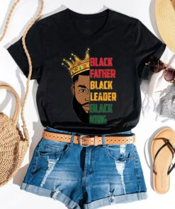 Mens Strong Black King African American Natural Afro T Shirt 2