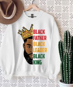 Mens Strong Black King African American Natural Afro T Shirt 3