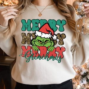 Merry Grinch Christmas Sweatshirt Shirt