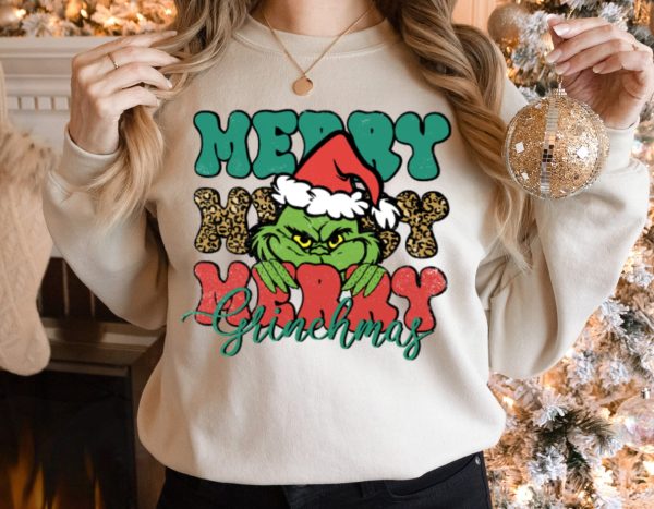 Merry Grinch Christmas Sweatshirt Shirt