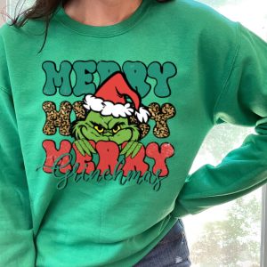 Merry Grinch Christmas Sweatshirt Shirt