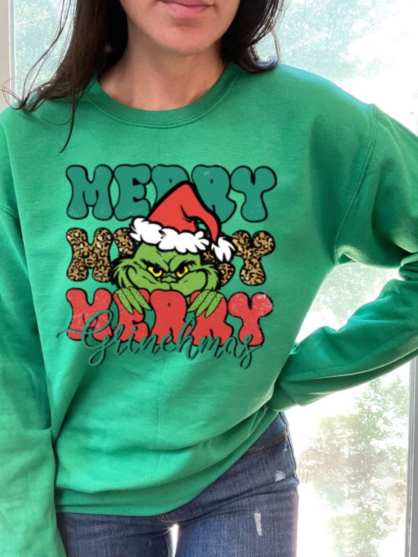 Merry Grinch Christmas Sweatshirt Shirt