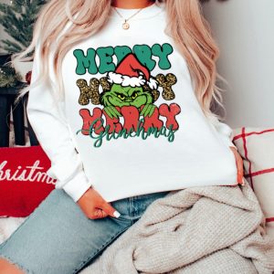 Merry Grinch Christmas Sweatshirt Shirt 5