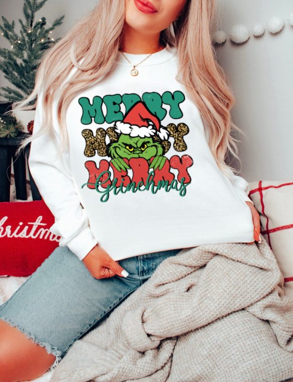 Merry Grinch Christmas Sweatshirt Shirt