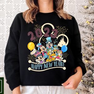 Mickey And Friends Disney Happy New Year 2023 Shirt