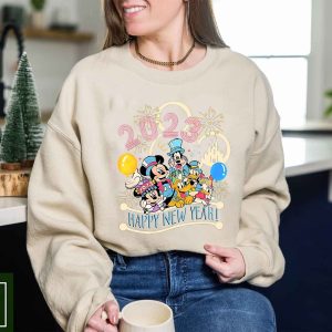 Mickey And Friends Disney Happy New Year 2023 Shirt