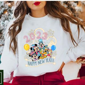 Mickey And Friends Disney Happy New Year 2023 Shirt 3