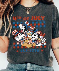 Mickey Checkered Disney 4th Of July Independence Day Shirt 2 Mickey Checkered Disney 4th Of July Independence Day Shirt 3