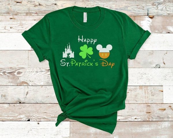 Mickey Mouse Shamrock St Patrick’s Day Clover Shirt