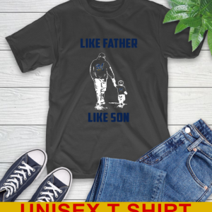Milwaukee Brewers MLB Baseball Like Father Like Son Sports T-Shirt