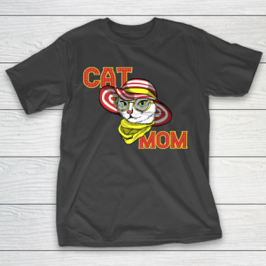 Mother’s Day Funny Gift Ideas Apparel  Cat mom casino hat Tshirt T Shirt T-Shirt