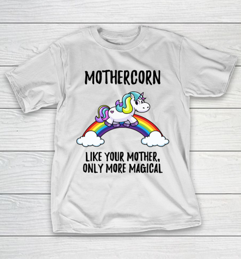 Mother’s Day Funny Gift Ideas Apparel  Mother Unicorn T Shirt T-Shirt