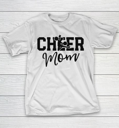 Mother’s Day Funny Gift Ideas Apparel  Pink Cheerleader Mom Shirt Cheer Mom Gifts Mama Mother T Shi T-Shirt