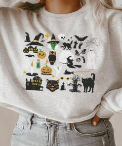 Mystical Little Things Halloween Witchy Women Spooky Sweatshirt 1 Mystical Little Things Halloween Witchy Women Spooky Sweatshirt 2