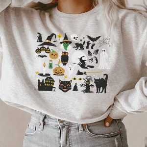 Mystical Little Things Halloween Witchy Women Spooky Sweatshirt