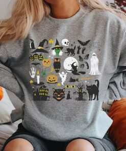 Mystical Little Things Halloween Witchy Women Spooky Sweatshirt 2 Mystical Little Things Halloween Witchy Women Spooky Sweatshirt 3