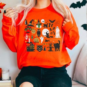 Mystical Little Things Halloween Witchy Women Spooky Sweatshirt 4