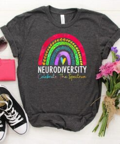Neurodiversity Autism Awareness Rainbow Month T Shirt 1