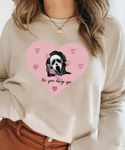 No You Hang Up First Ghostface Calling Halloween Scream Movie Sweatshirt 3