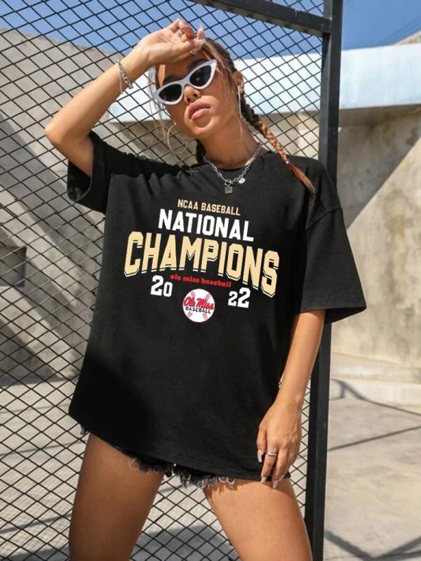 Ole Miss Nation Championships 2022 Shirt Baseball Lover Gift