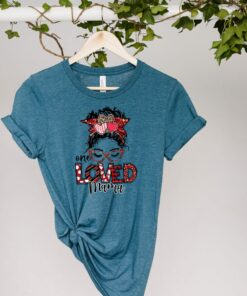 One Loved Mama Messy Bun New Mother Mom Shirt 2 One Loved Mama Messy Bun New Mother Mom Shirt 3