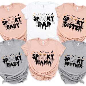 One Spooky Halloween Family Kids Brother Sister Shirt