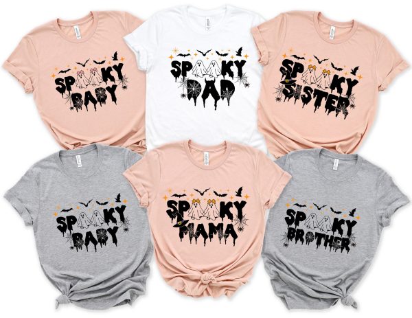 One Spooky Halloween Family Kids Brother Sister Shirt