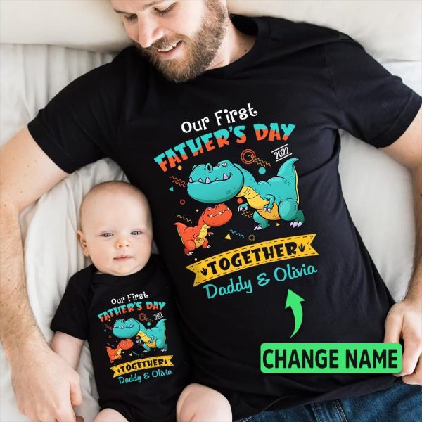 Our First Father’s Day Baby Daddy T Shirt