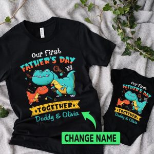 Our First Father’s Day Baby Daddy T Shirt