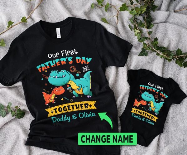 Our First Father’s Day Baby Daddy T Shirt