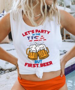 Party in the USA Patriotic Independence Day Tank Top Unisex For Women Men 1