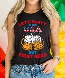 Party in the USA Patriotic Independence Day Tank Top Unisex For Women Men 2