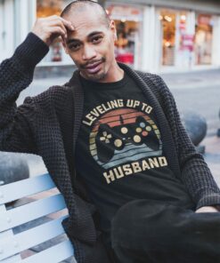 Personalization Leveling Up To Husband Groom Gaming Shirt 3 Personalization Leveling Up To Husband Groom Gaming Shirt 4