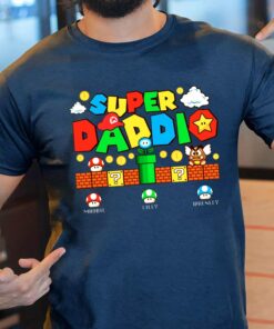 Personalization Super Daddio Dad Game Father's Day Sweatshirt 1 Personalization Super Daddio Dad Game Fathers Day Sweatshirt 2