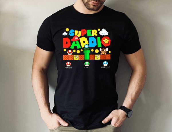 Personalization Super Daddio Dad Game Father’s Day Sweatshirt