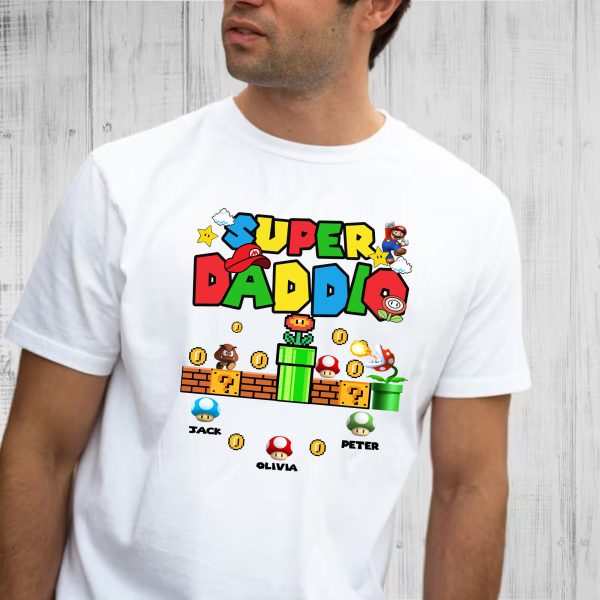 Personalization Super Daddio Father’s Day Shirt