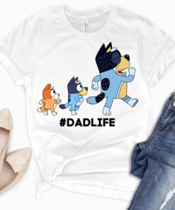 Personalized Bluey Mumlife Dadlife Gift For Father Mother Shirt 3
